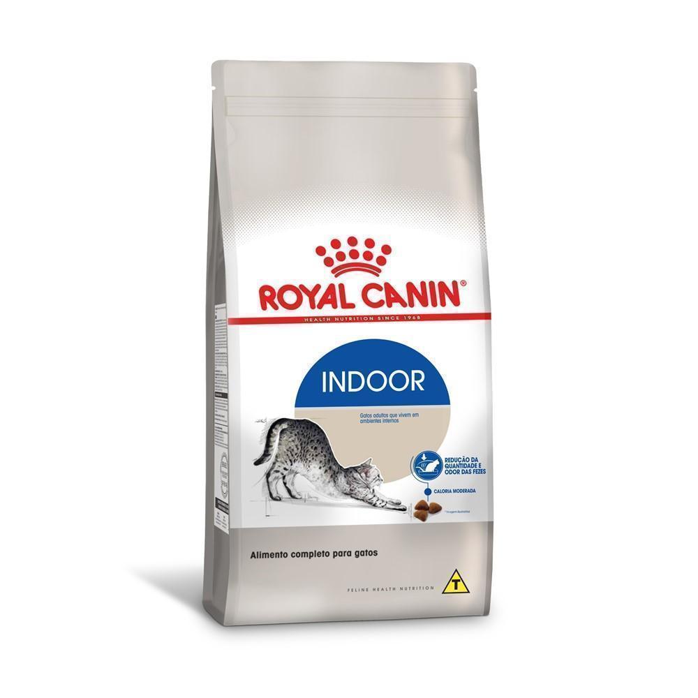 Ração Seca Royal Canin Indoor para Gatos Adultos - 1,5 Kg