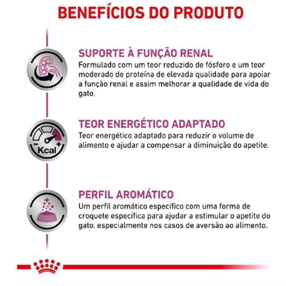 Ração Seca Royal Canin Veterinary Diet Renal para Gatos com Insuficiência Renal - 500 g