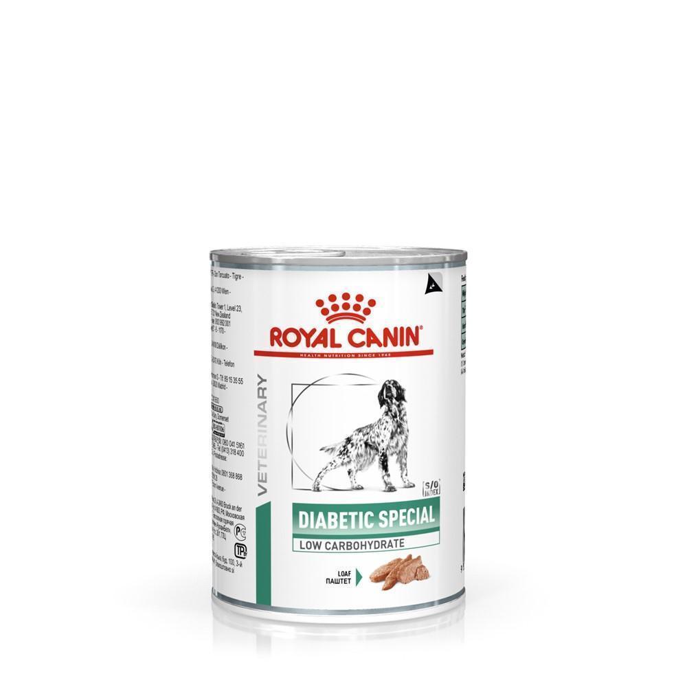 Ração Úmida Royal Canin Lata Veterinary Diet Diabetic para Cães com Diabetes - 410 g