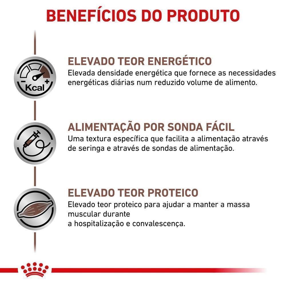 Ração Úmida Royal Canin Lata Veterinary Diet Recovery para Cães e Gatos em Recuperação - 195 g