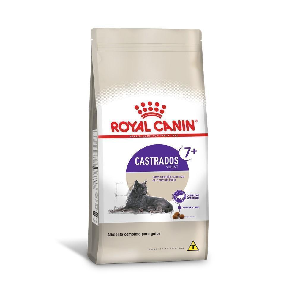 Ração Seca Royal Canin para Gatos Adultos Castrados Acima de 7 anos - 1,5 Kg