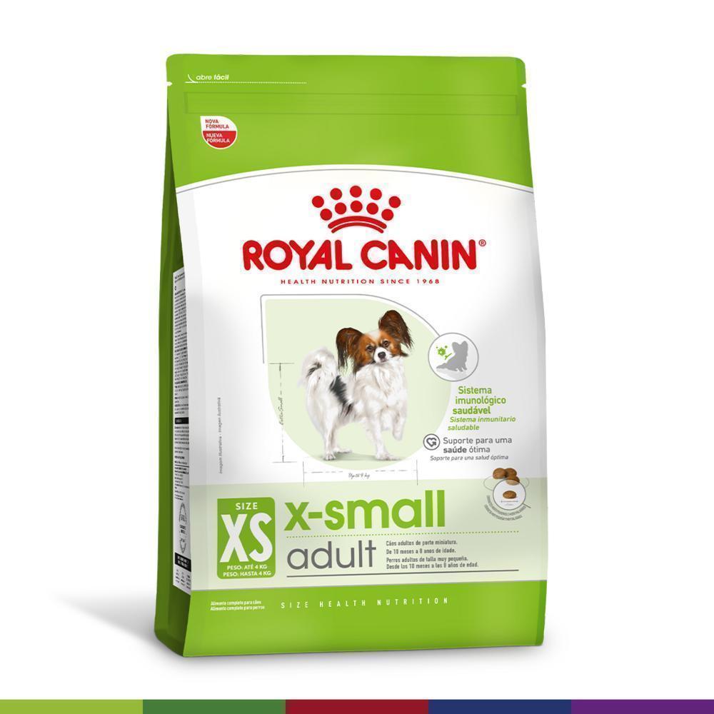 Ração Seca Royal Canin X-Small para Cães Adultos de Porte Mini - 1 Kg