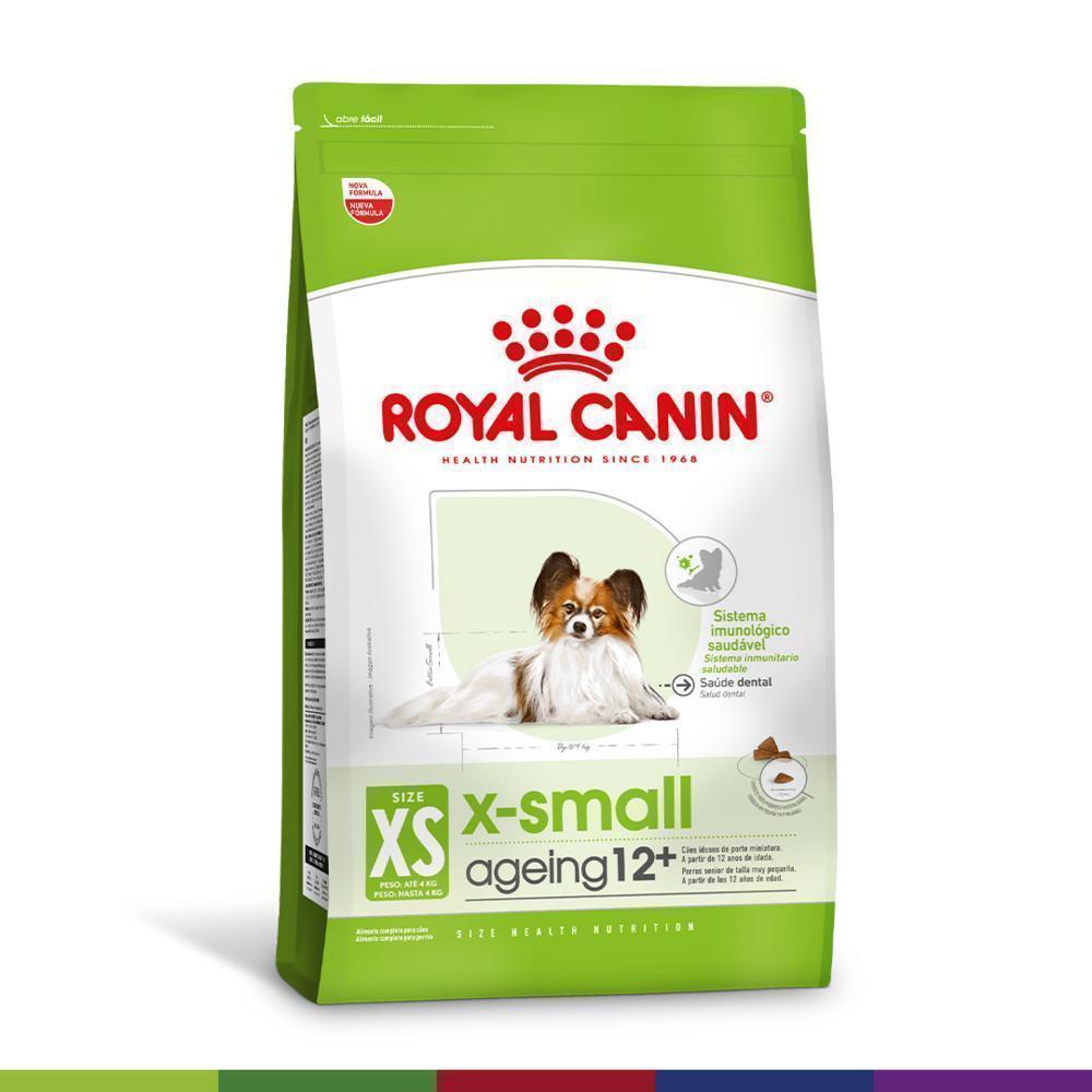 Ração Seca Royal Canin X-Small Ageing 12+ para Cães Adultos e Idosos de Porte Miniatura com 12 Anos ou mais - 1 Kg