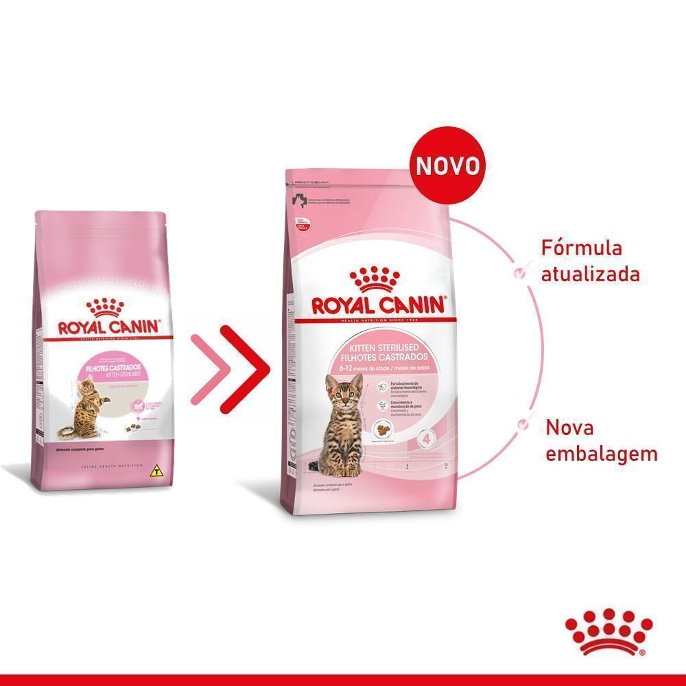 Ração Seca Royal Canin para Gatos Filhotes Castrados de 6 a 12 meses - 1,5 Kg