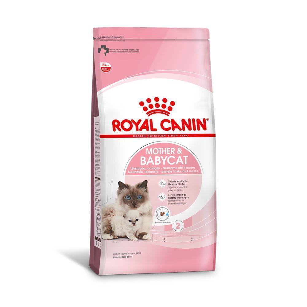 Ração Seca Royal Canin Mother & Babycat para Gatas gestantes/lactantes e Gatos Filhotes de 1 a 4 Meses de Idade - 1,5 Kg
