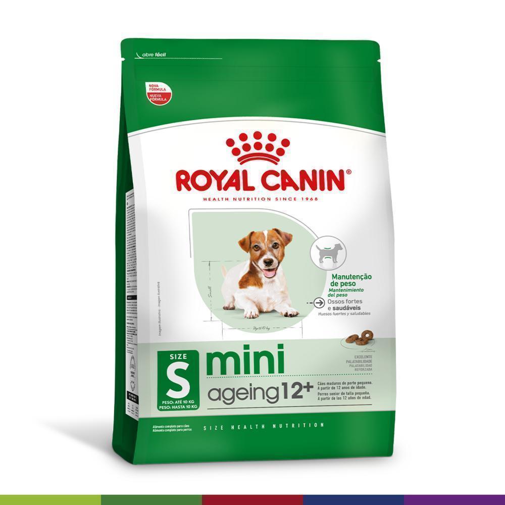 Ração Seca Royal Canin Mini Ageing 12+ para Cães Idosos de Porte Pequeno com 12 Anos ou mais - 1 Kg