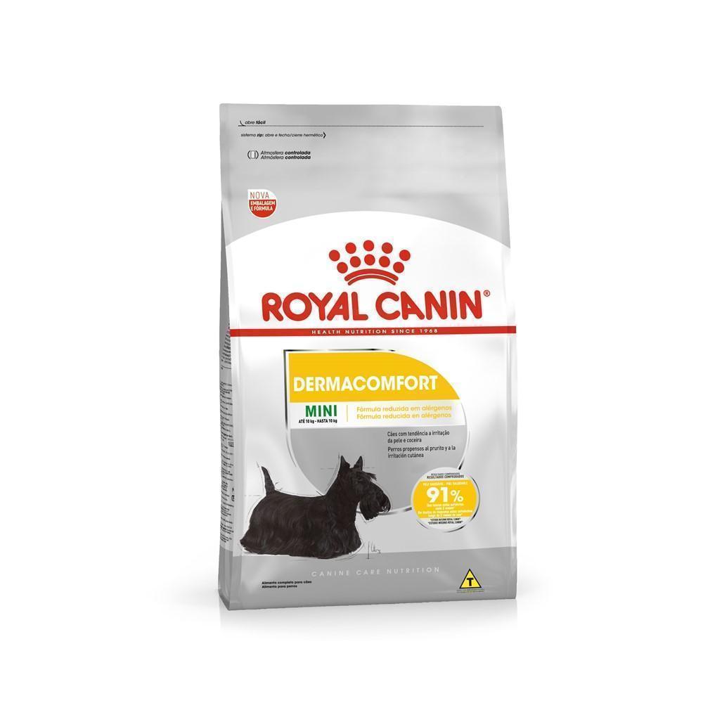 Ração Seca Royal Canin Mini Dermacomfort para Cães Adultos ou Idosos de Porte Pequeno - 7,5 Kg