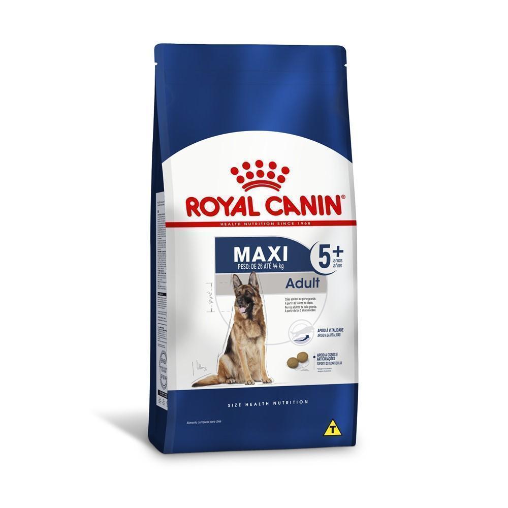 Ração Royal Canin Maxi Adult 5+ para Cães Adultos de Porte Grande com 5 Anos ou mais 15kg