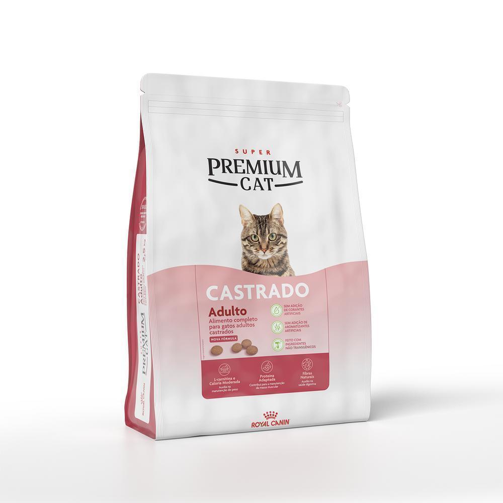Ração Seca Royal Canin Super Premium Cat para Gatos Adultos Castrados - 10,1kgs