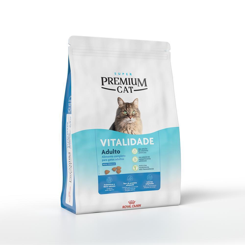 Ração Seca Royal Canin Super Premium Cat Vitalidade para Gatos Adultos - 1kg