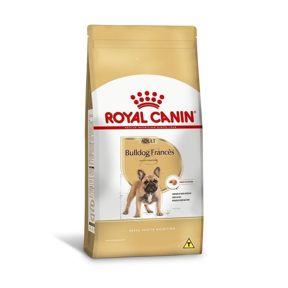 Ração Seca Royal Canin para Cães Adultos da Raça Bulldog Francês - 2,5 Kg