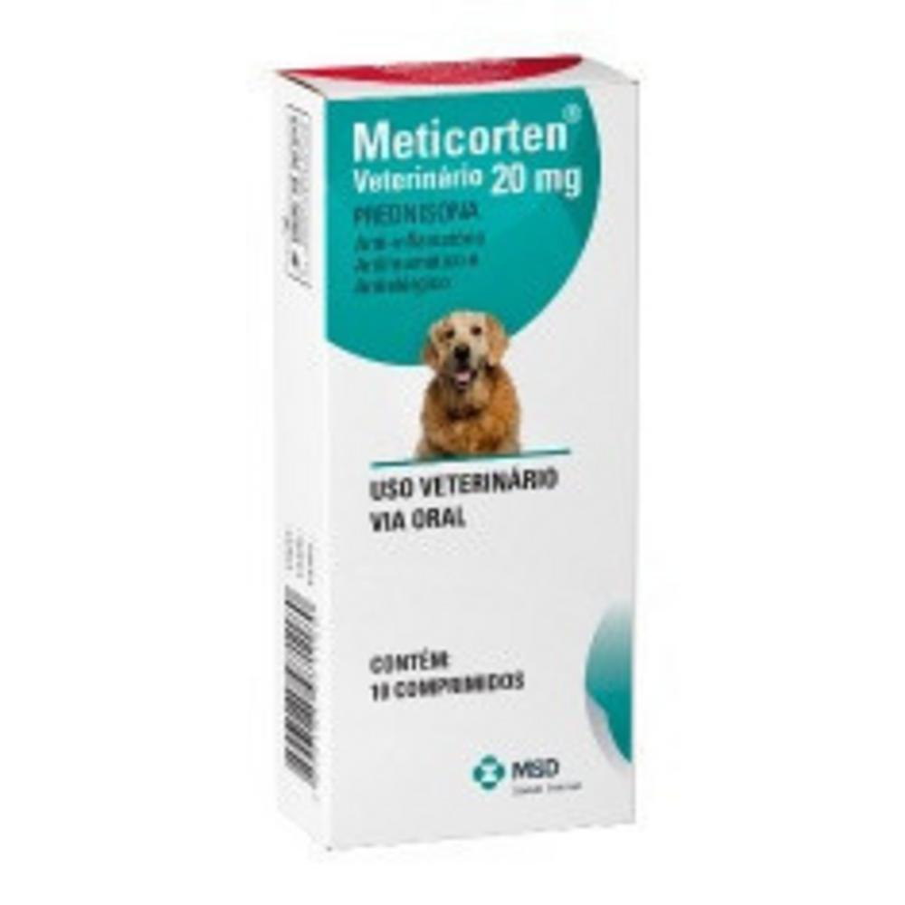 Anti-inflamatório Meticorten para Cães 20mg