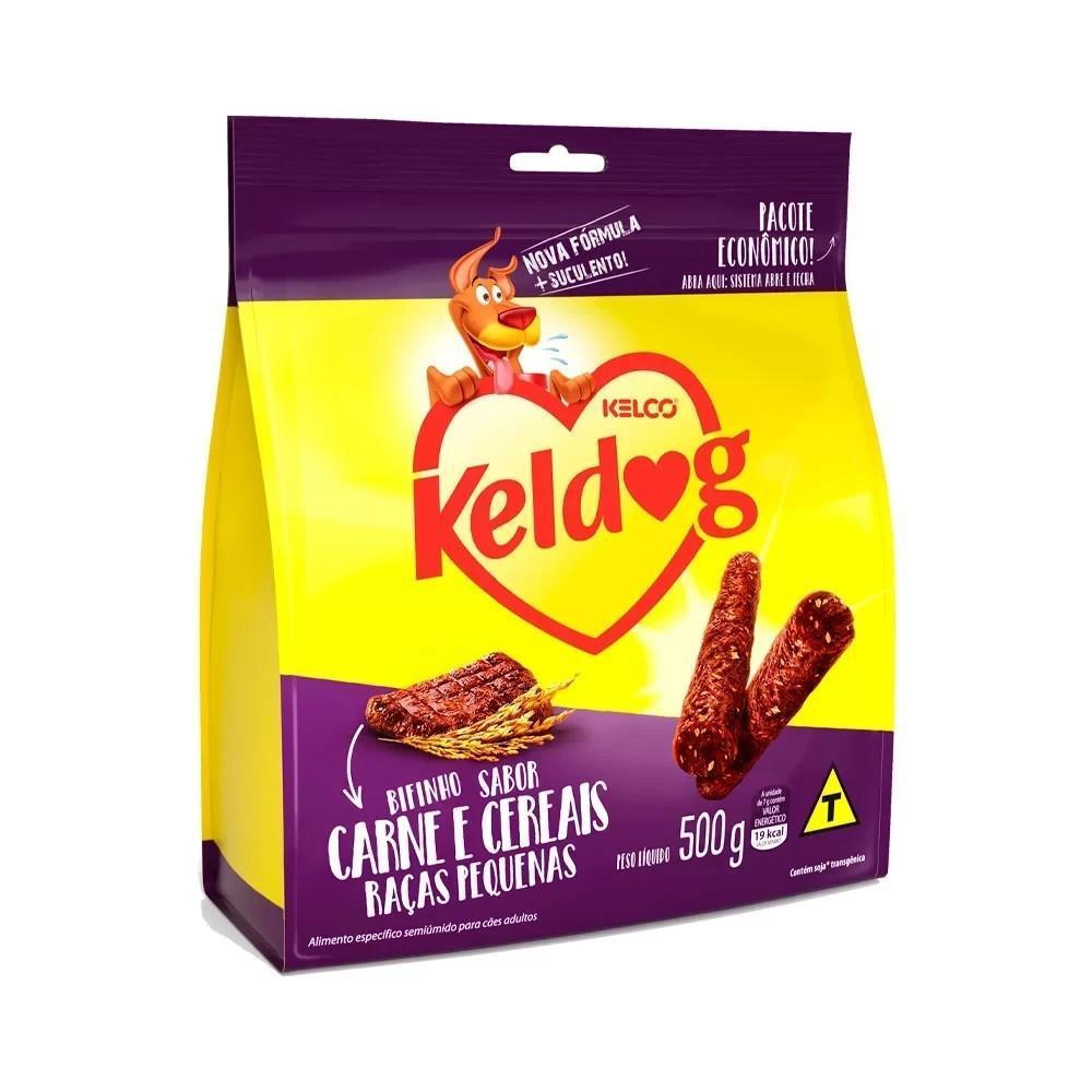 Bifinho de Carne e Cereais Keldog 500G