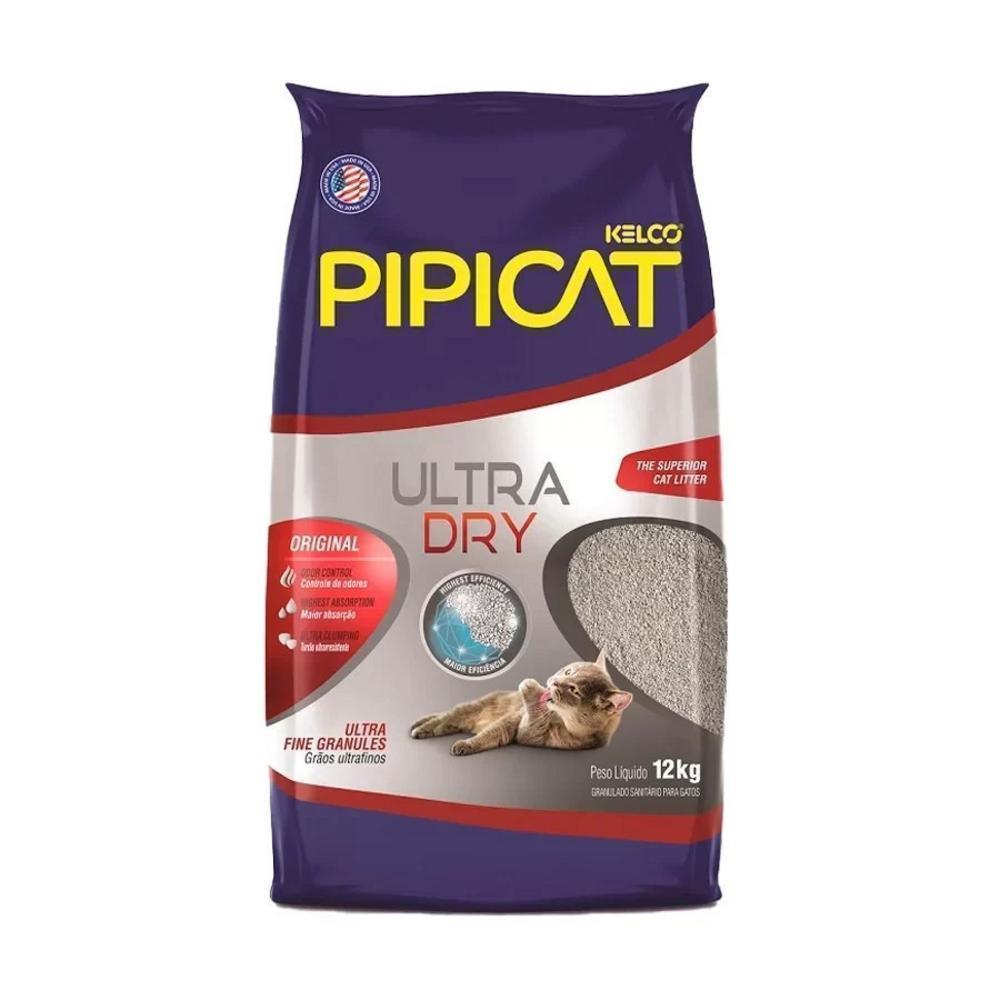 Areia Sanitária Pipicat Ultra Dry Kelco 12Kg