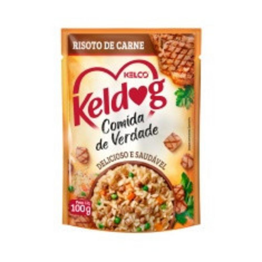 Ração Úmida Keldog Risoto de Carne para Cães 100g