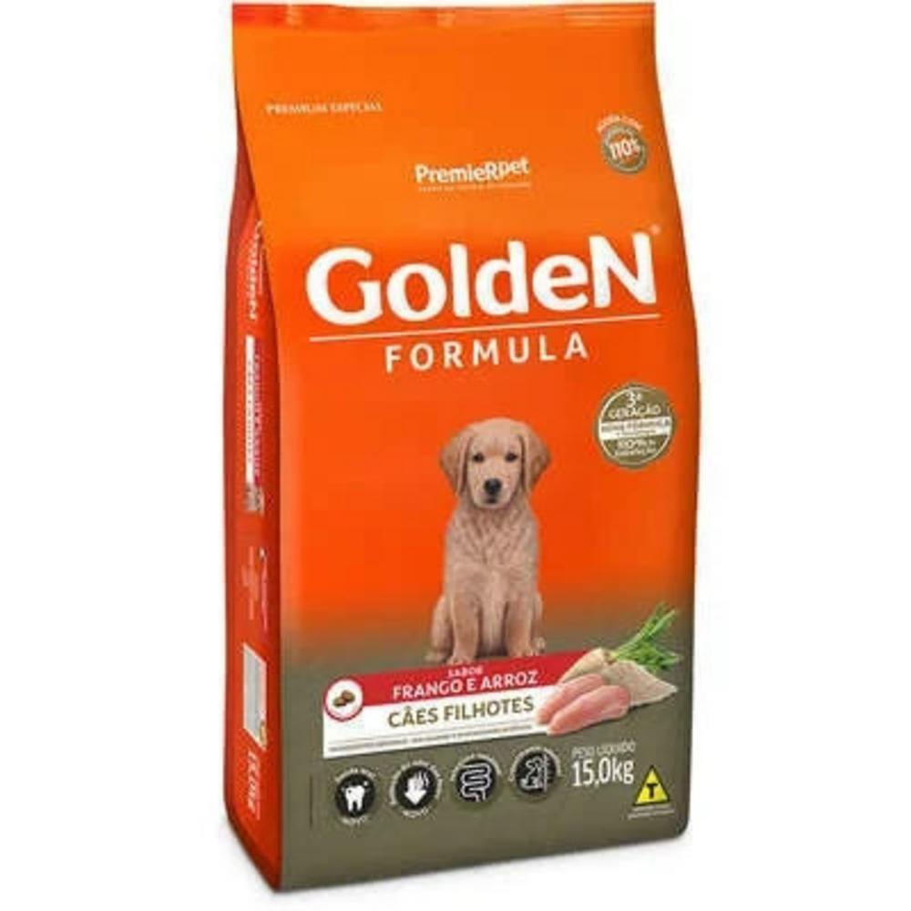 Fórmula Cães Filhotes Frango Golden 15Kg