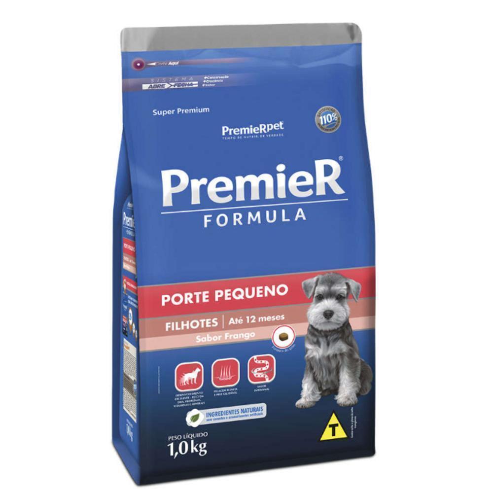 Ração Premier Fórmula Cães Filhotes Raças Pequenas Frango 1Kg 1un