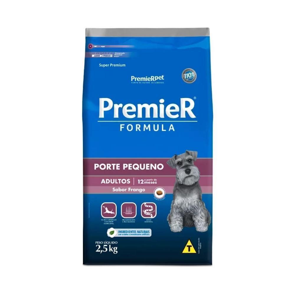 Ração Premier Pet Formula Cães Adultos Raças Pequenas 2.5kg