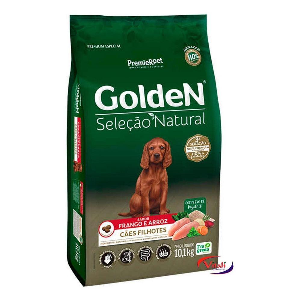 Ração Golden Selecao Natur Caes Filh 10,1 Kg