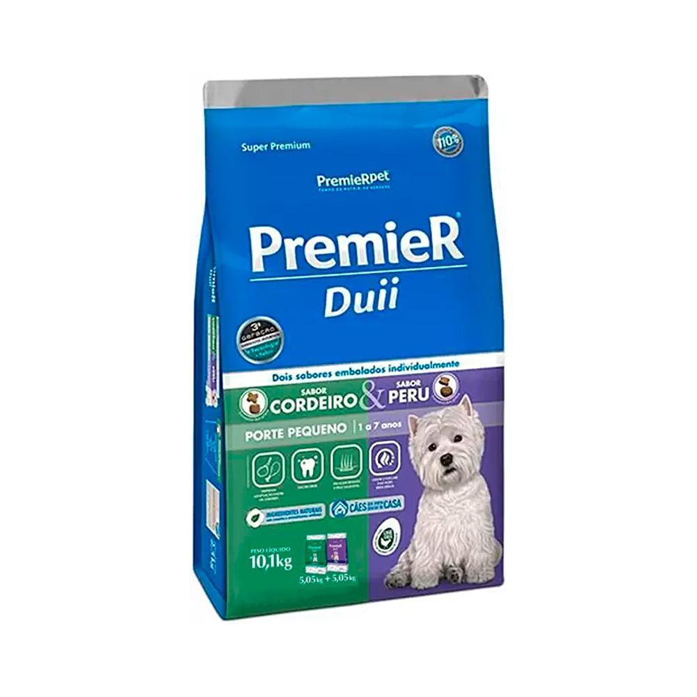 Ração Seca PremieR Pet Duii Cordeiro e Peru para Cães Adultos Pequeno Porte - 10,1Kg