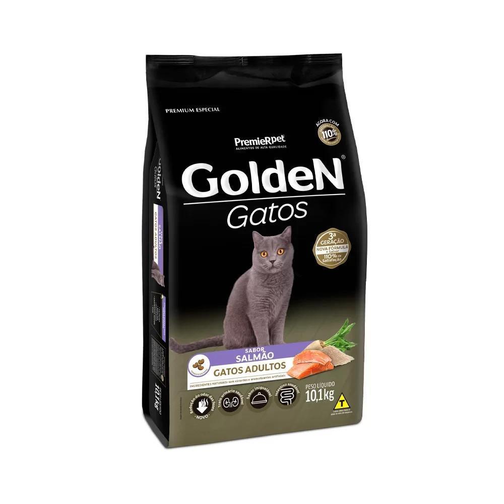 Ração Golden Fórmula Gatos Adultos Salmão 10,1Kg