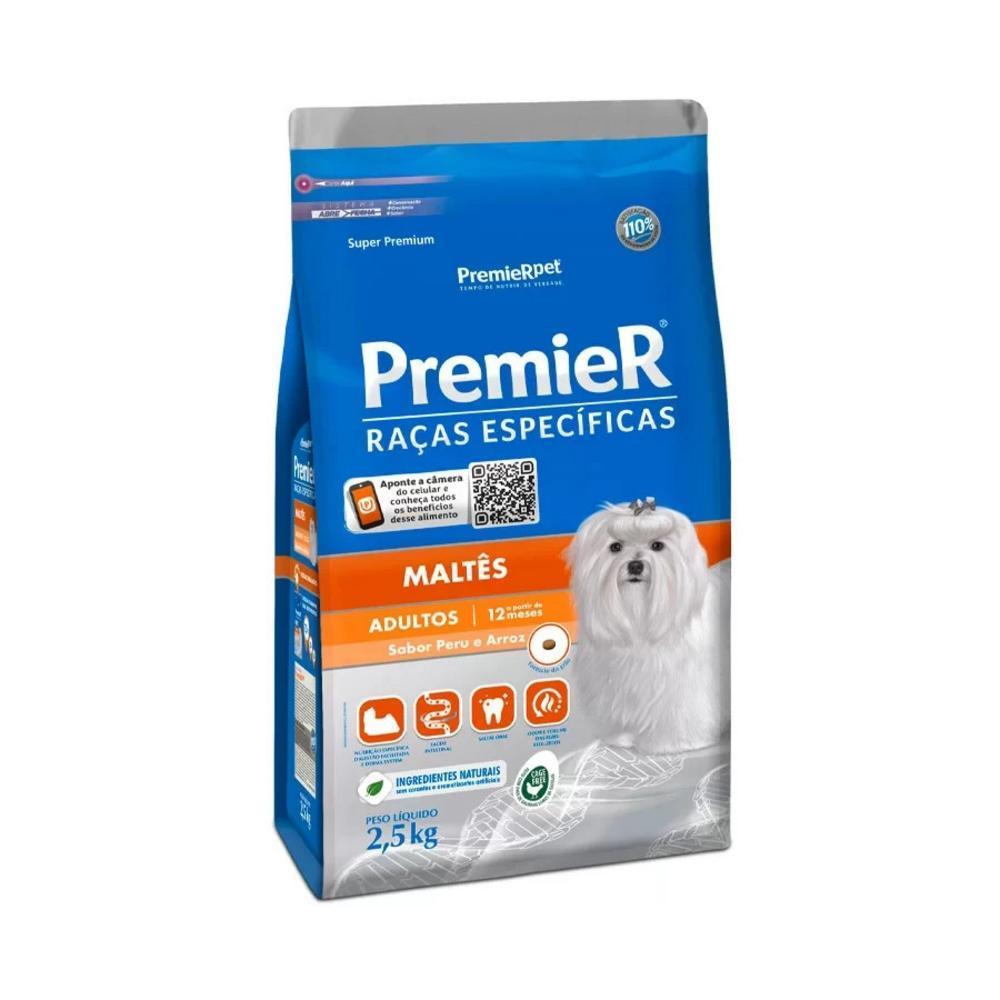Ração para Raças Específicas Cães Adultos Maltês Peru Premier 2,5Kg