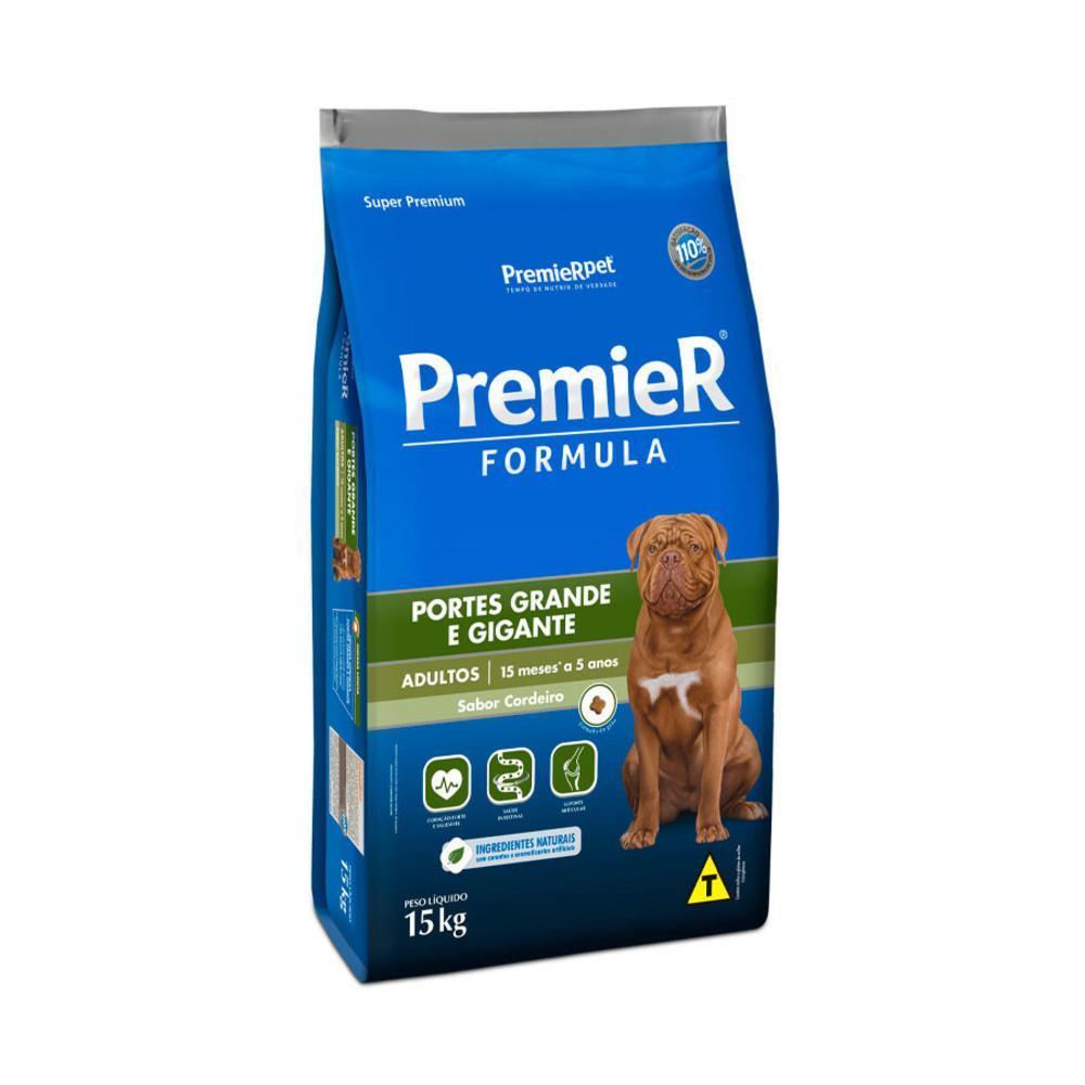 Ração Premier Fórmula Cães Adultos Raças Grandes Cordeiro 15Kg