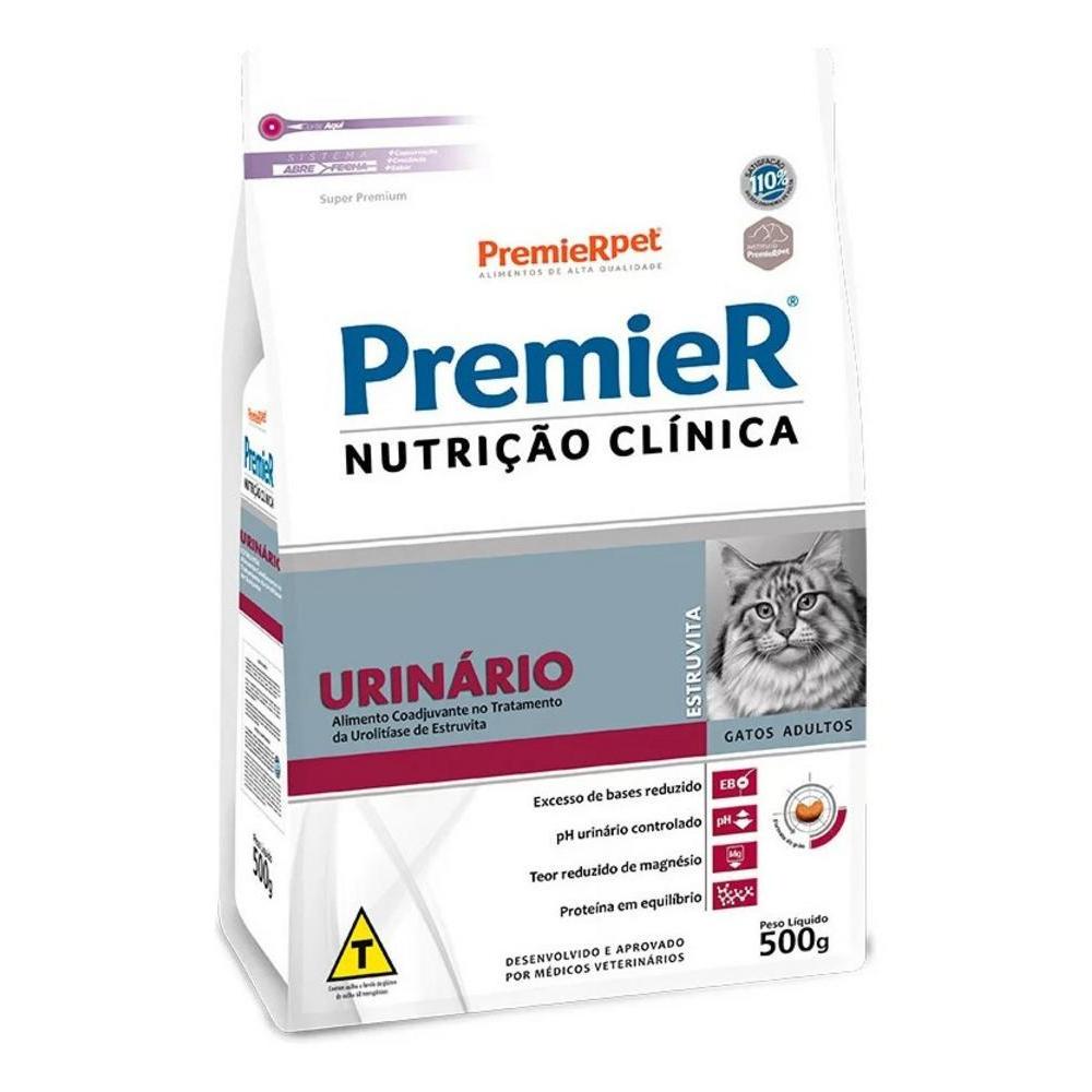 Ração para Gatos Adultos Nutrição Clínica Urinário Premier 500G