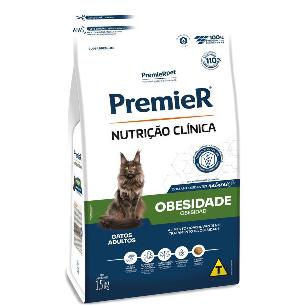 PremieR Nutrição Clínica Gatos Obesidade 1,5 kg