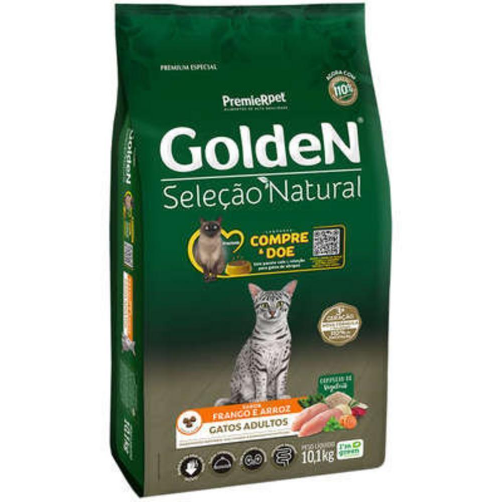 Ração Seca PremieR Pet Golden Seleção Natural para Gatos Adultos - 1Kg