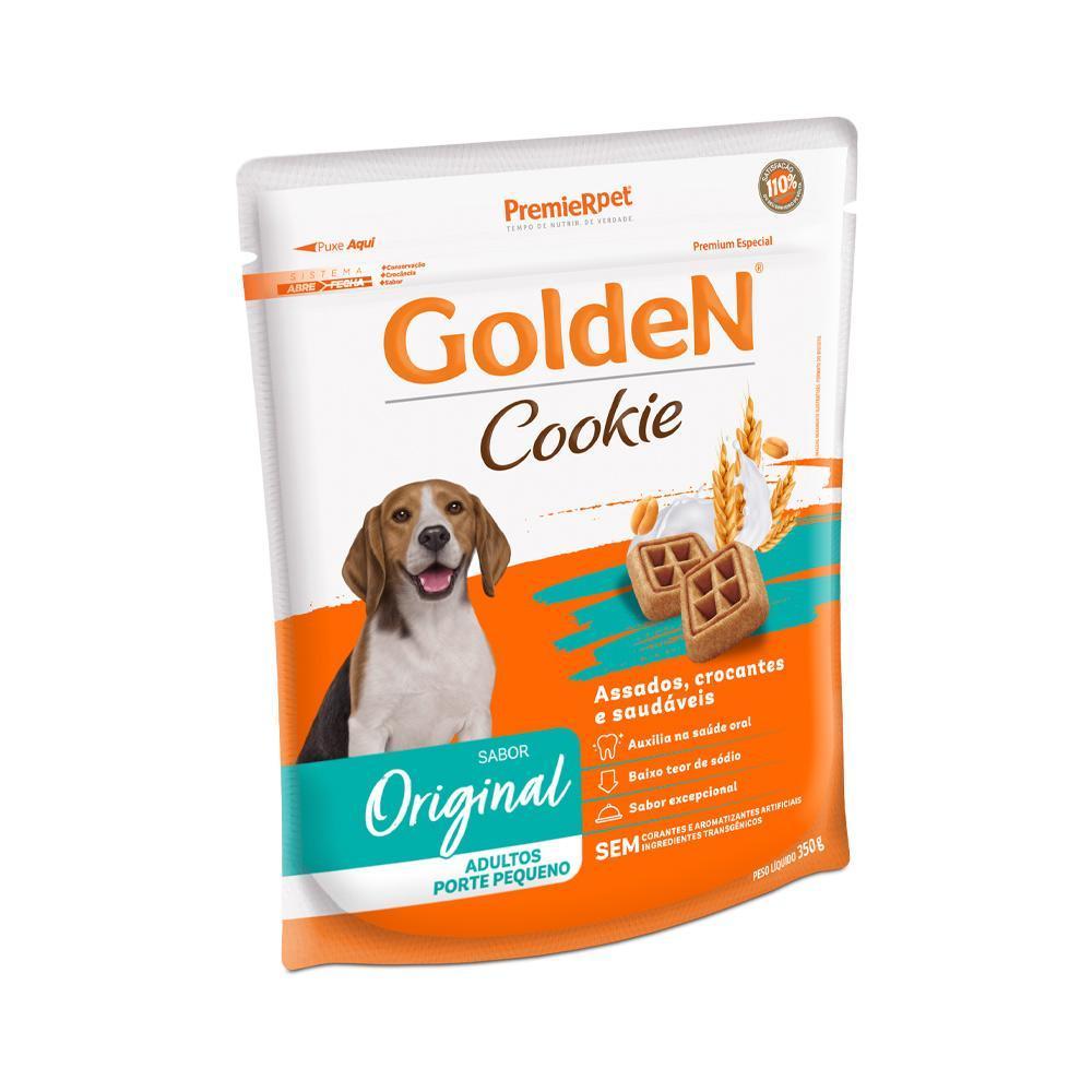 Biscoito Golden Cookie para Cães Adultos de Porte Pequeno Sabor Original 350g