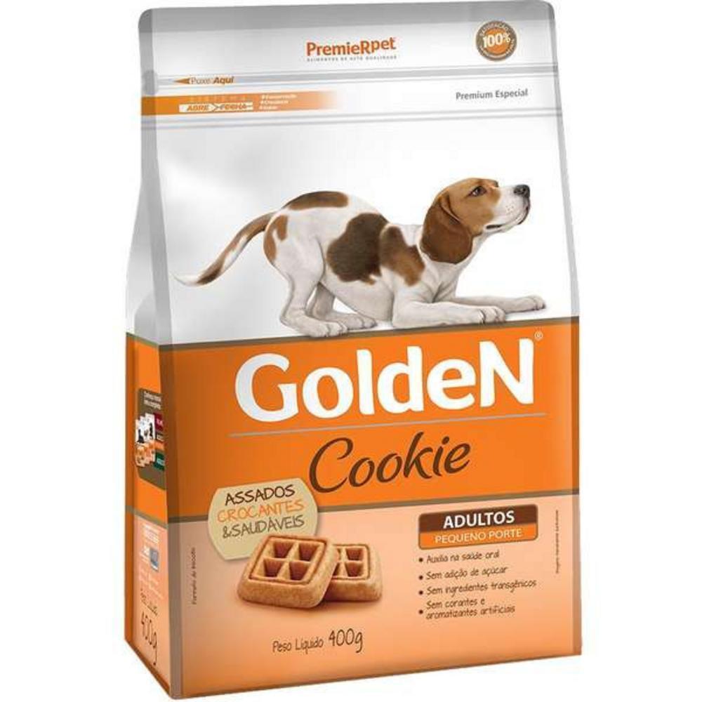 Biscoito Golden Cookie para Cães Adultos de Porte Pequeno Sabor Original 350g