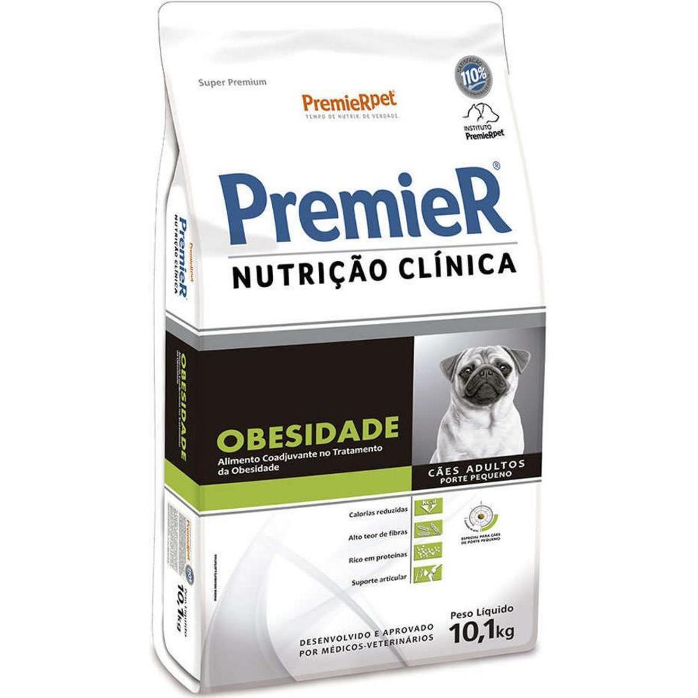 Ração Premier Nutrição Clínica Obesidade Cães Adultos Pequeno Porte 10.1kg