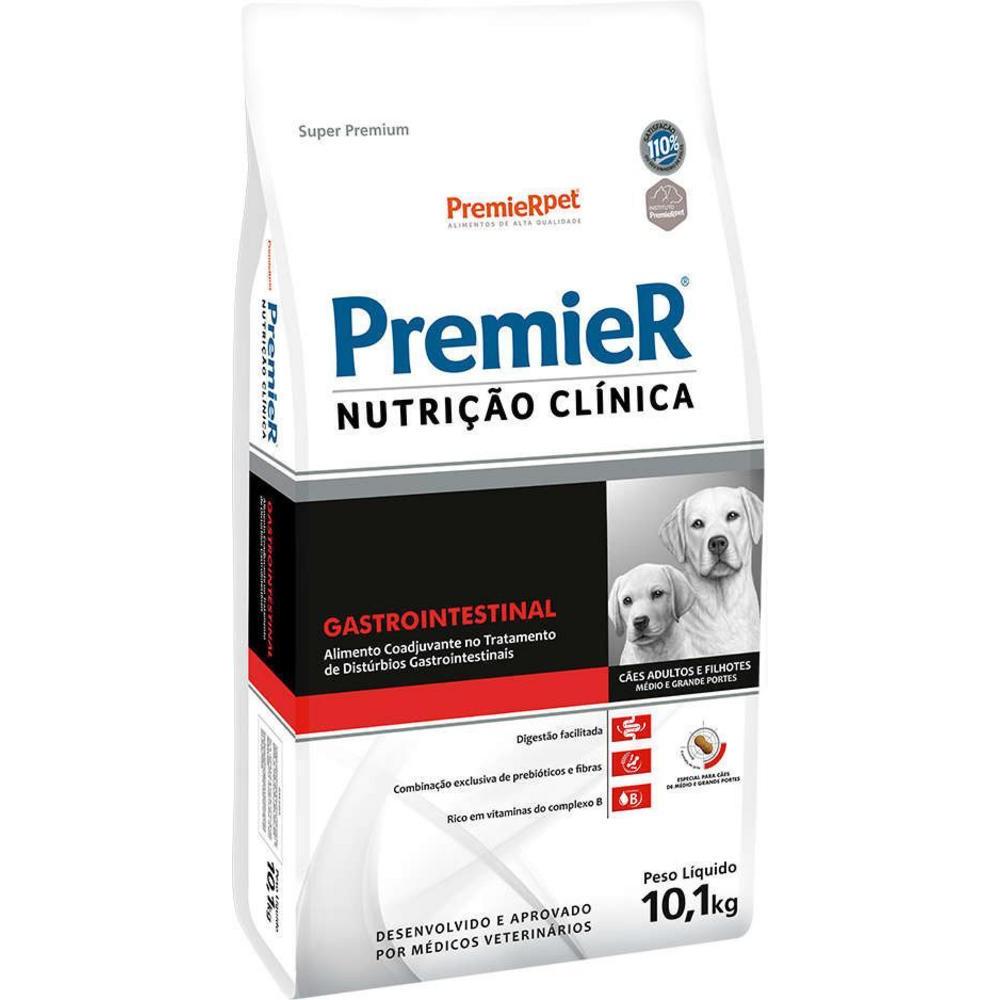 Ração Premier Nutrição Clínica Cães Gastrointestinal Médio e Grande Portes 10,1Kg