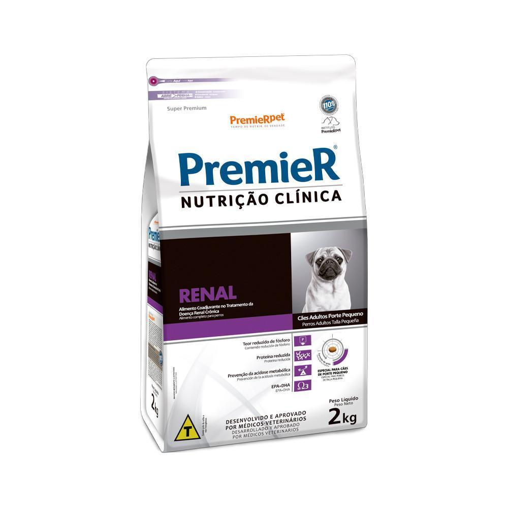 Ração Premier Nutrição Clínica Renal para Cães Adultos de Porte Pequeno 2kg