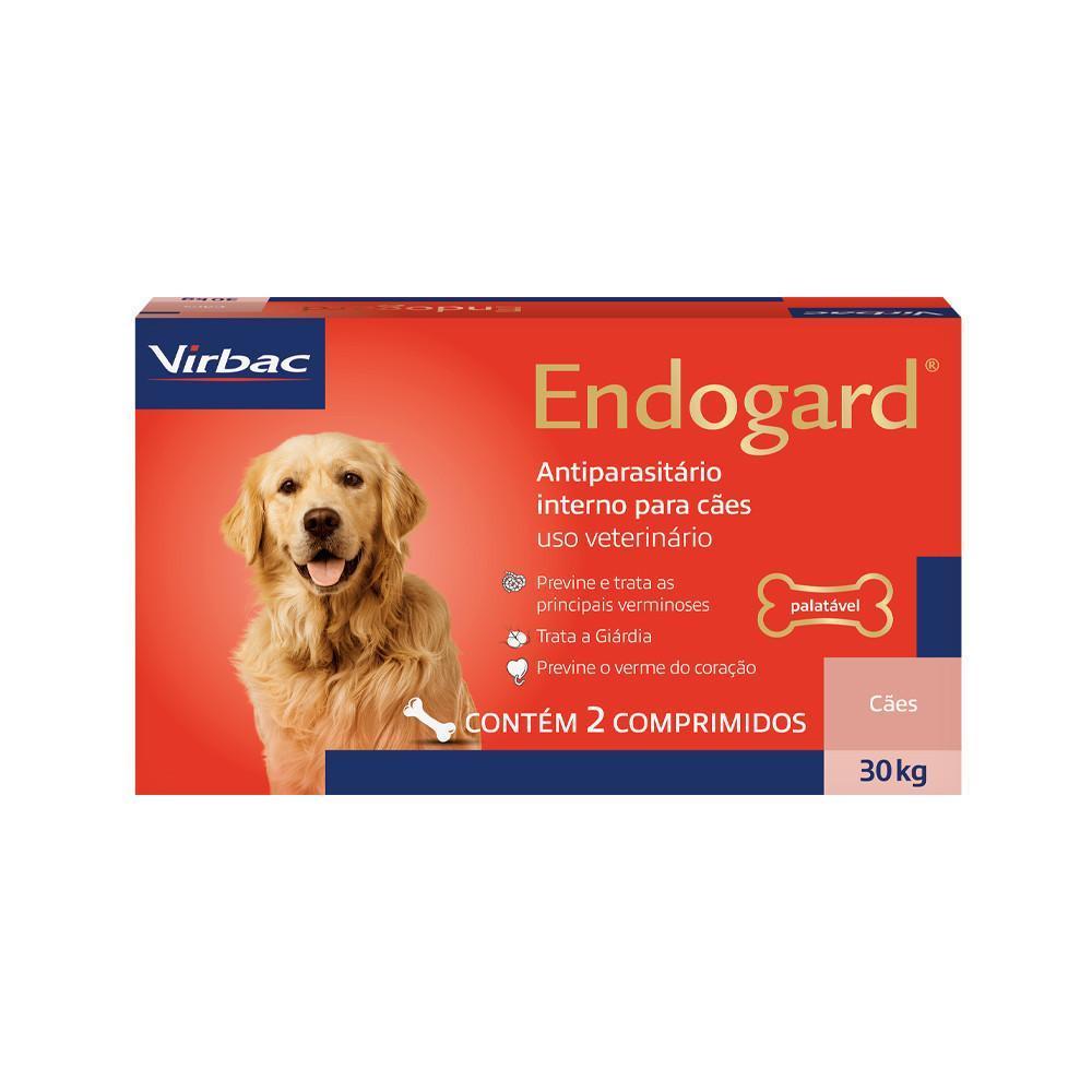 Antiparasitário Virbac Endogard para Cães de Até 30 kg - 2 comprimidos