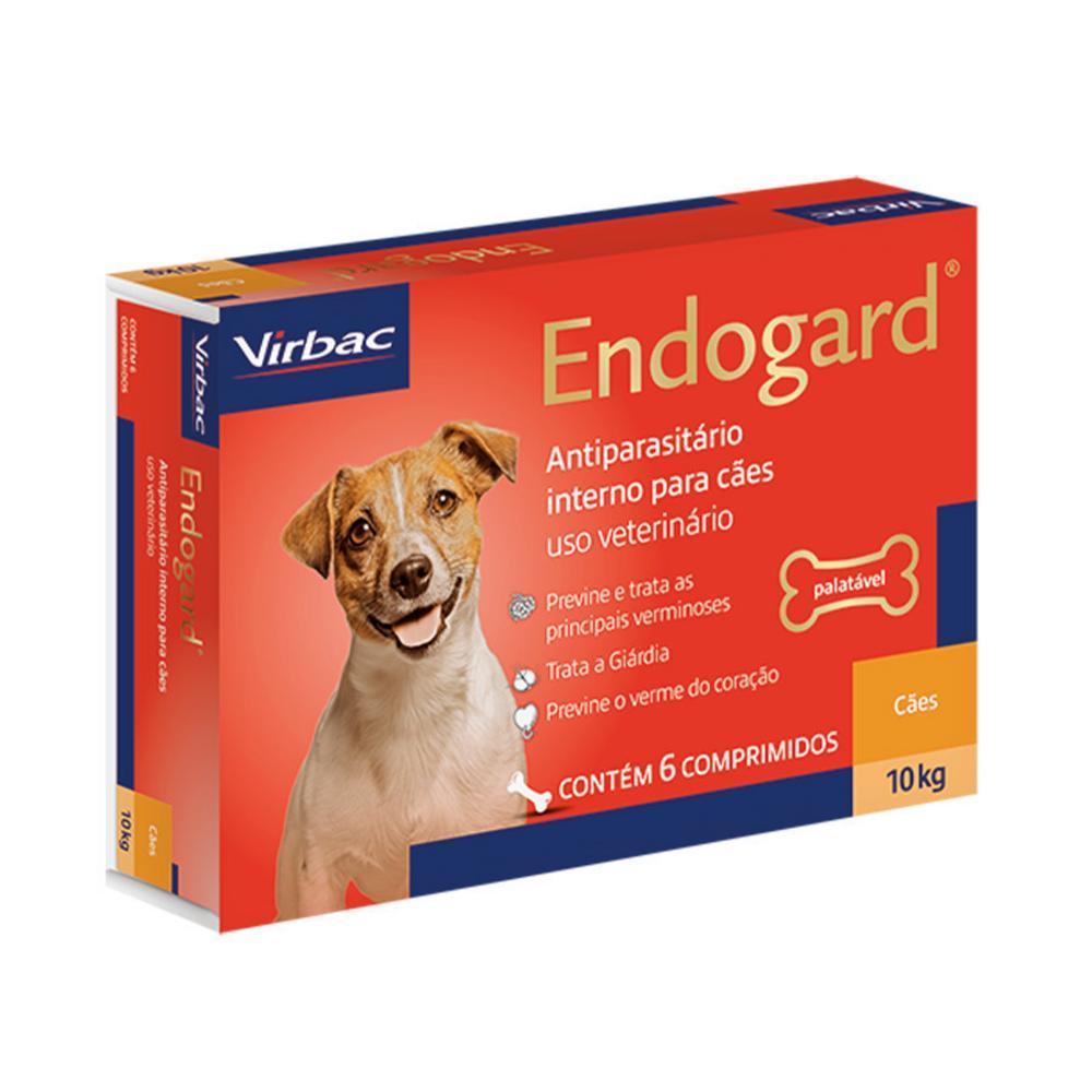 Antiparasitário Virbac Endogard para Cães de Até 10 kg 6 unidades