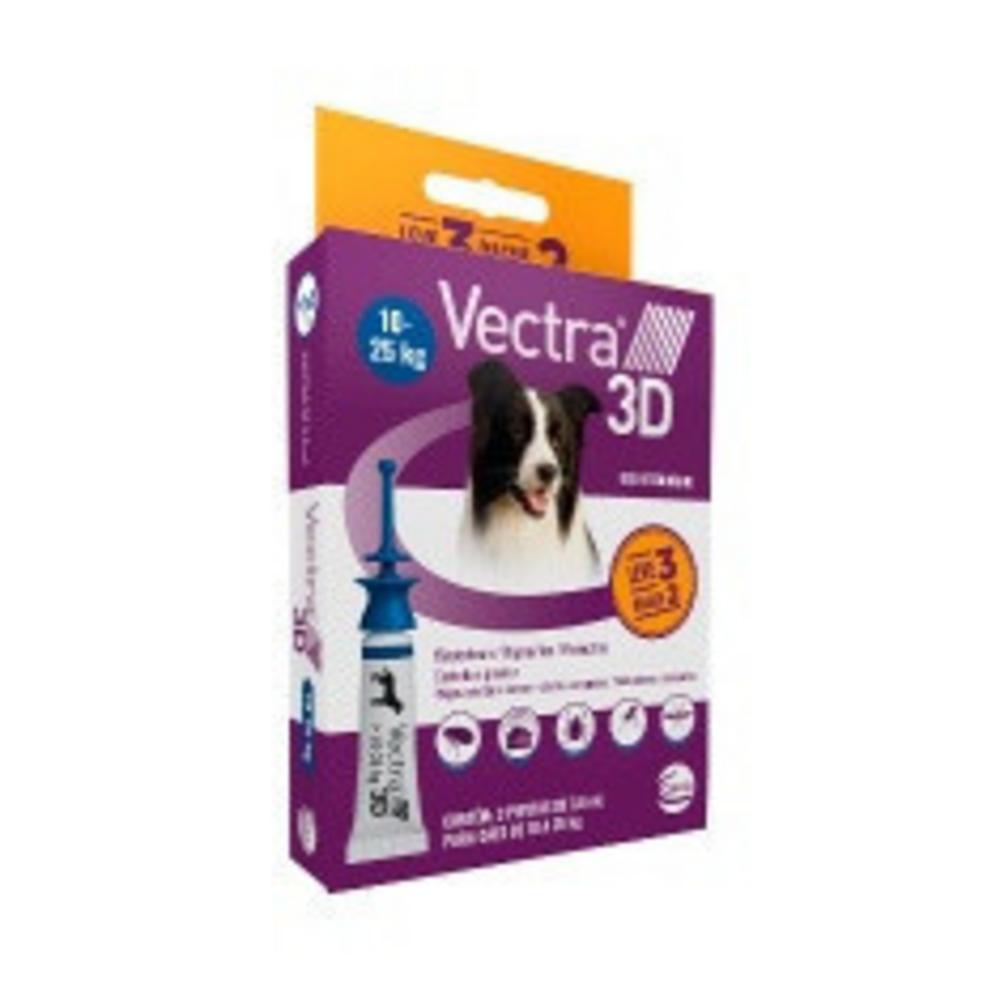 Combo Antipulgas Vectra 3D Promo para Cães 10 a 25kg