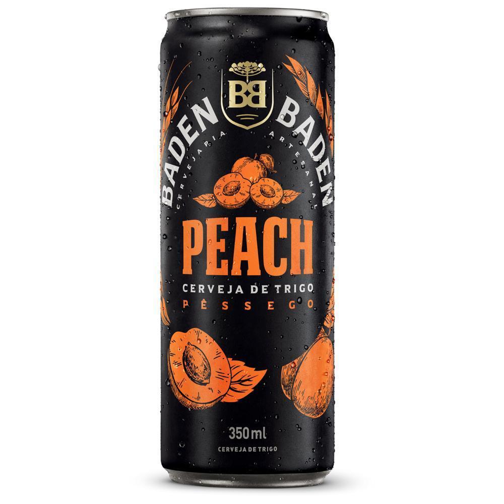 Baden Baden Cerveja Peach Lata 350ml