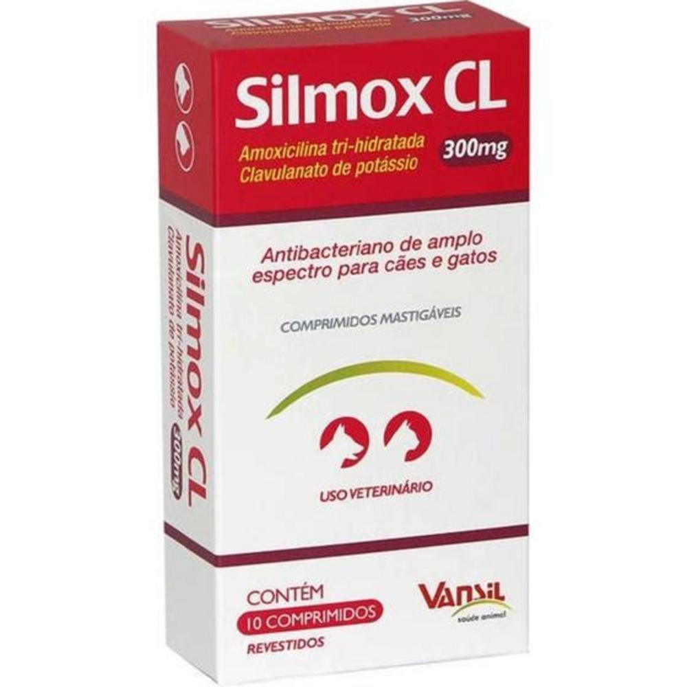 Antibacteriano Vansil Silmox Cl para Cães e Gatos 300Mg