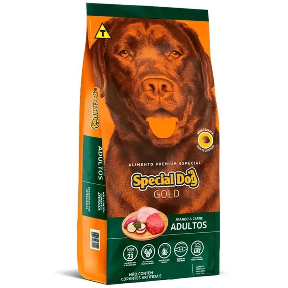 Special Dog Gold Premium Especial Frango e Carne para Cães Adultos 15kg