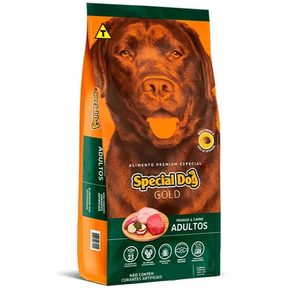 Special Dog Gold Premium Especial Frango e Carne para Cães Adultos 20kg