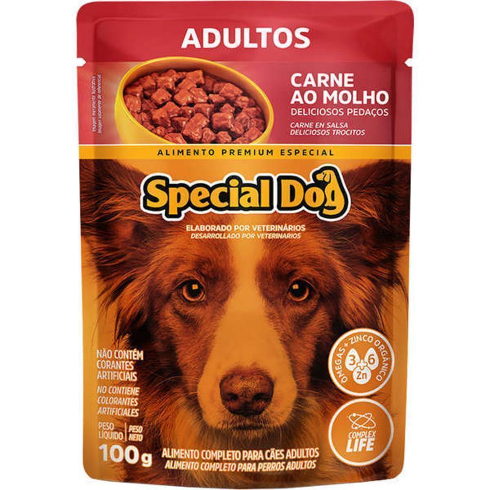 Ração Úmida Special Dog Ultralife para Cães Adultos Sabor Carne ao Molho 100g