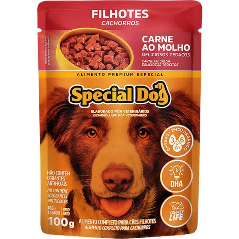 Ração Úmida Special Dog Ultralife para Cães Filhotes Sabor Carne ao Molho 100g