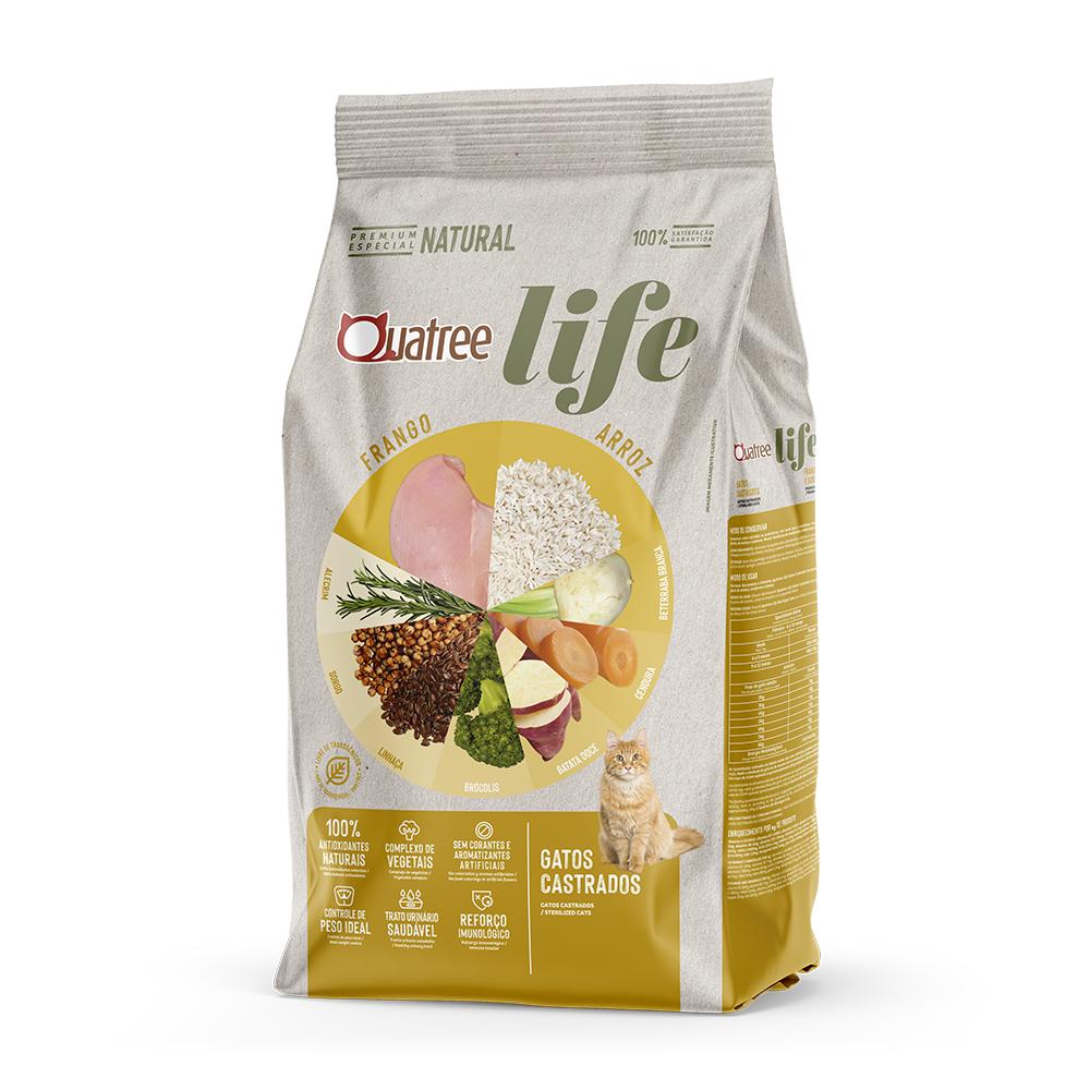 Quatree Life Gatos Castrados 10.1Kg