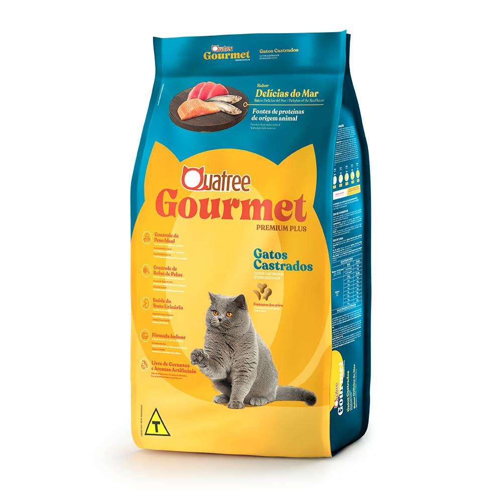 Quatree Gourmet Gatos Castrados Delicias Do Mar 20Kg
