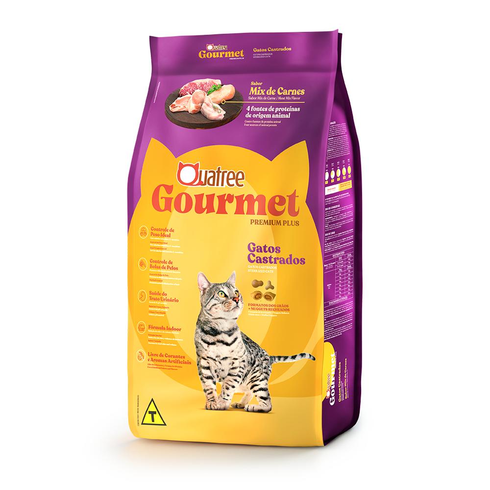 Quatree Gourmet Gatos Castrados Mix De Carnes 10.1Kg