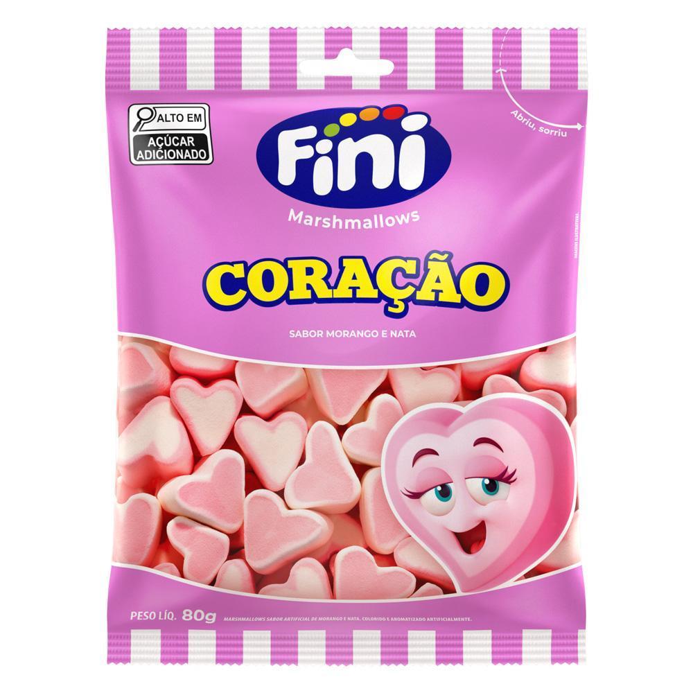 Marshmallow Coração 80g - Fini