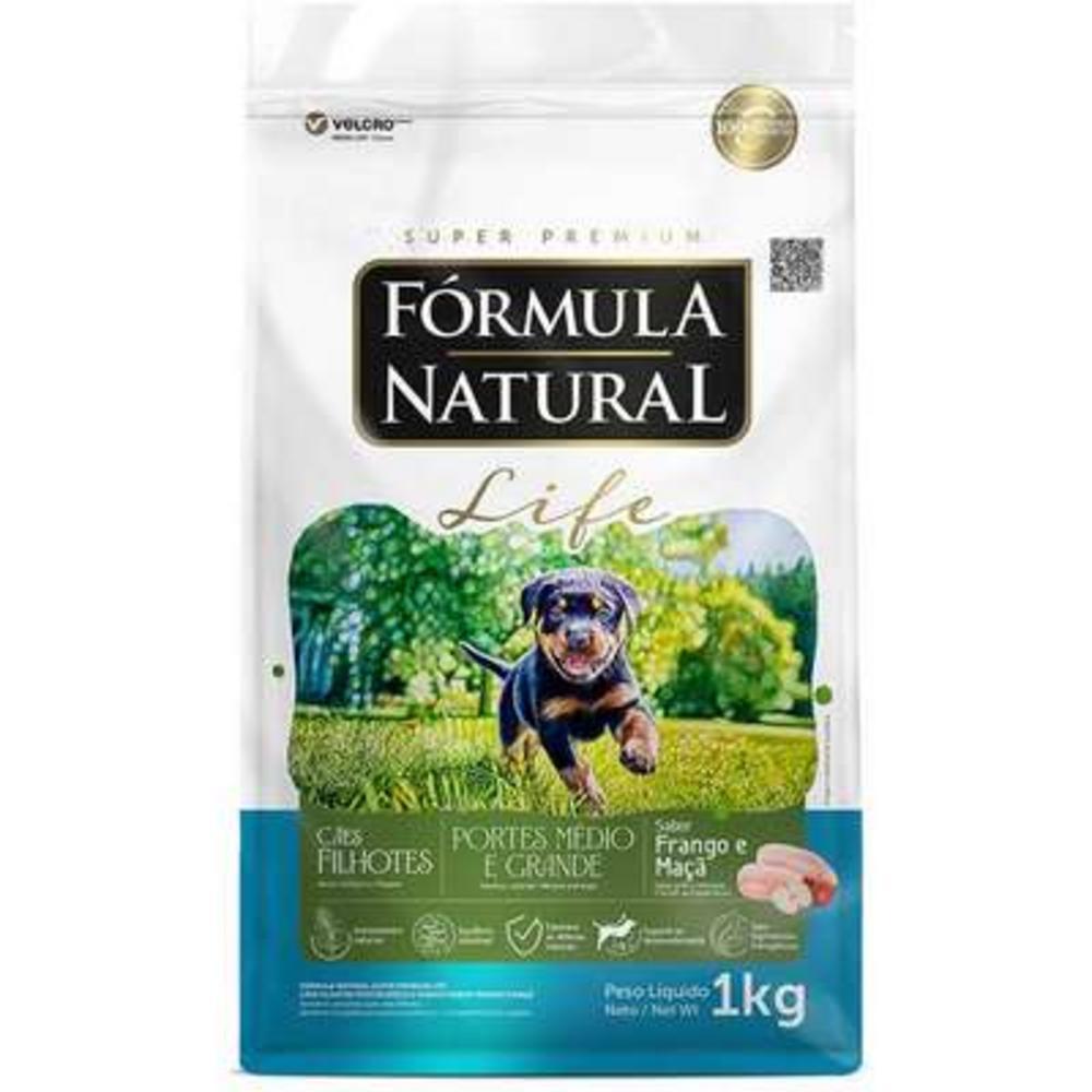 Ração Fórmula Natural Life Super Premium para Cães Filhotes Raças Médias e Grandes - 2,5Kg