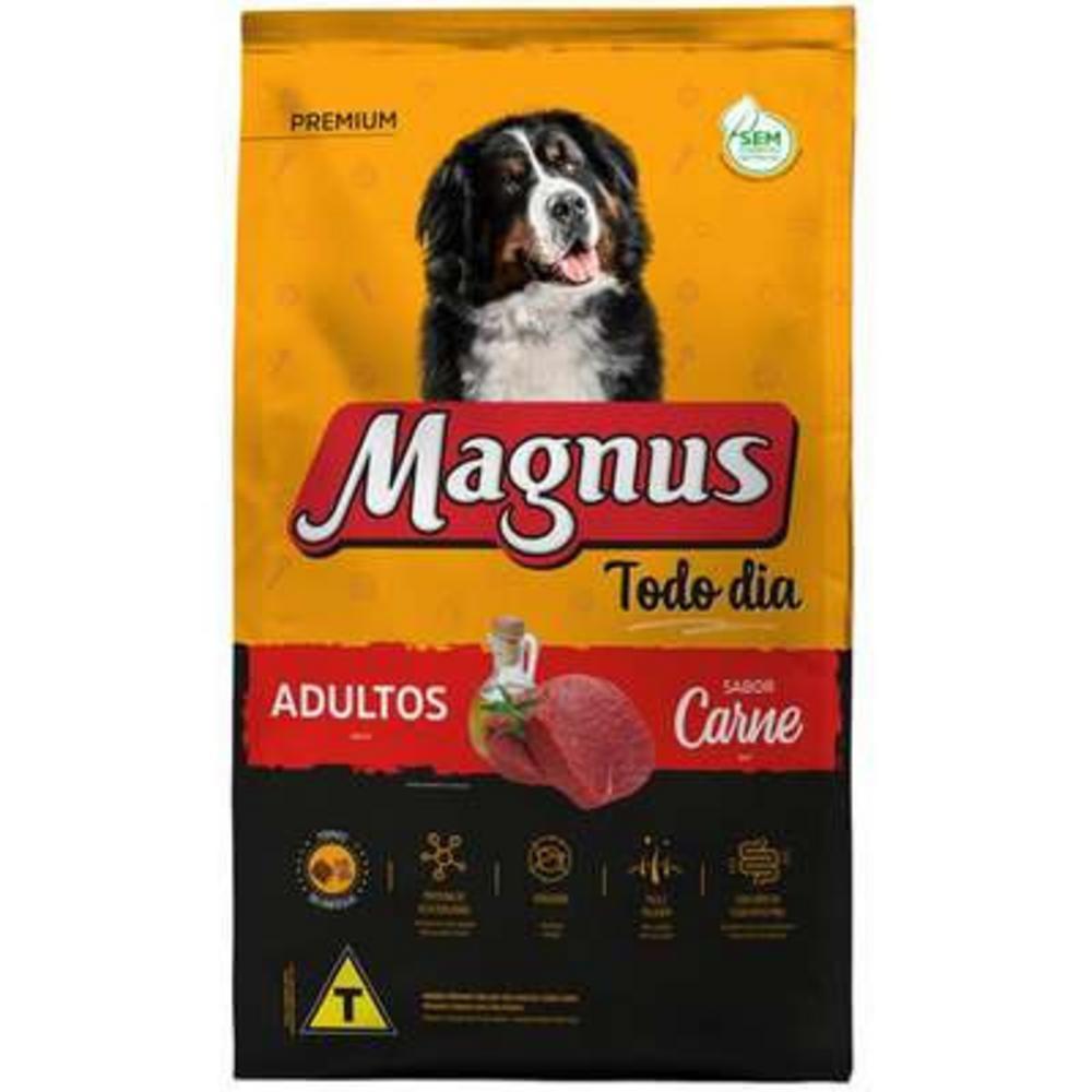 Ração Seca Magnus Todo Dia Carne para Cães Adultos - 20Kg